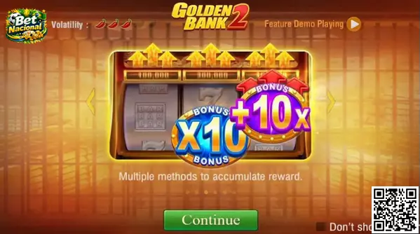 Imagem ampla do jogo Golden Bank