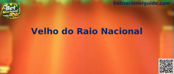 Representação visual do Velho do Raio Nacional